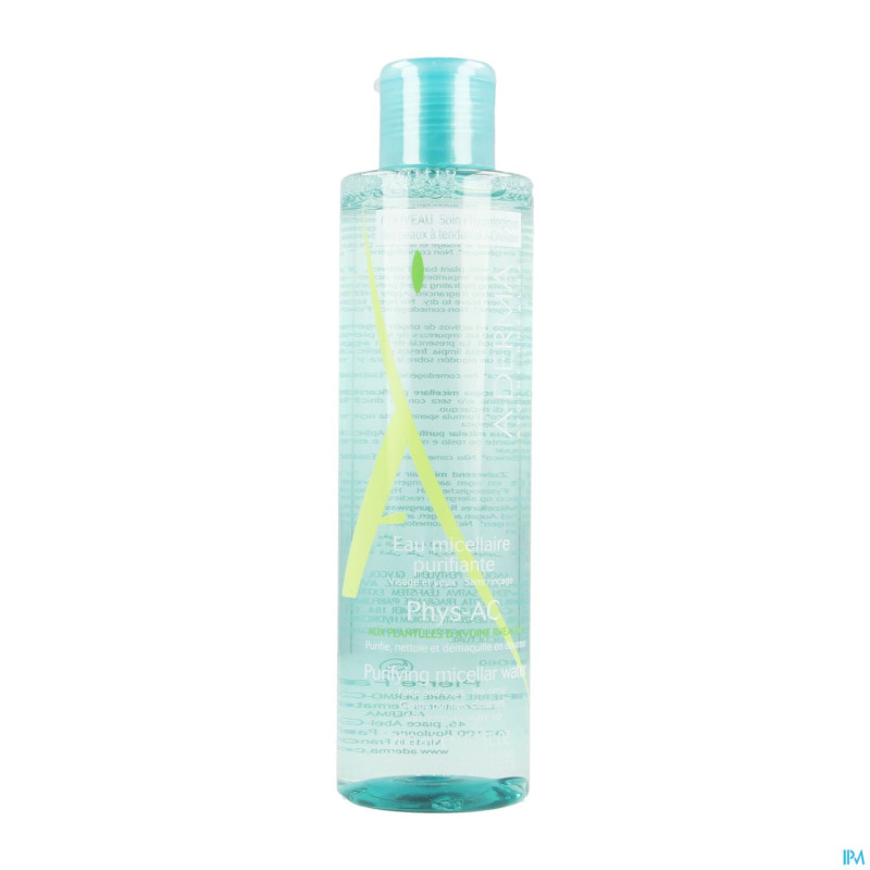 Aderma phys-ac eau micellaire purifiante 200ml