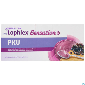 Pku lophlex sensation 20 juicy fruits bois 36x109g