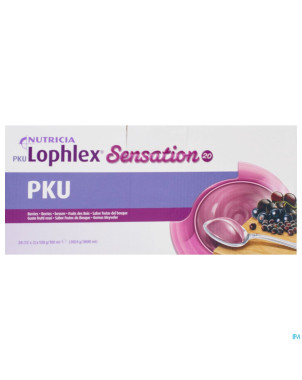 Pku lophlex sensation 20 juicy fruits bois 36x109g
