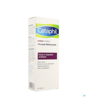 Cetaphil dermacontrol mousse nettoyante 235ml