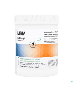Msm poudre 500g rempl.2982403 nutriphyt