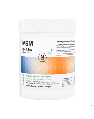 Msm poudre 500g rempl.2982403 nutriphyt