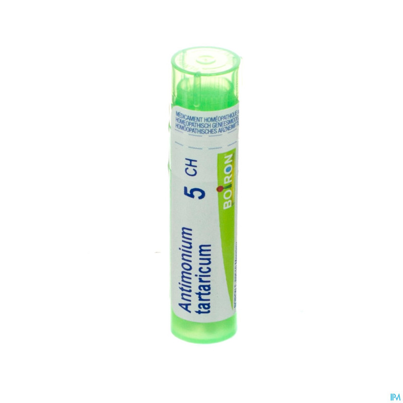 Antimonium tartaricum    5ch gr 4g boiron