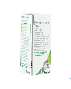 Mometasone teva 50mcg susp pulv nas 1 x 140