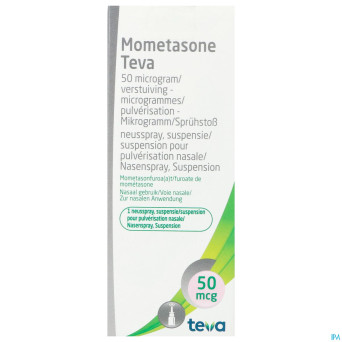 Mometasone teva 50mcg susp pulv nas 1 x 140