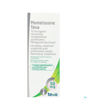 Mometasone teva 50mcg susp pulv nas 1 x 140