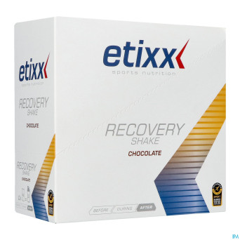 Etixx recovery shake chocolate srp 12x50g