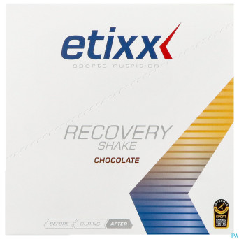 Etixx recovery shake chocolate srp 12x50g