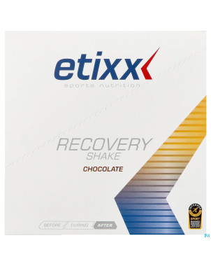 Etixx recovery shake chocolate srp 12x50g
