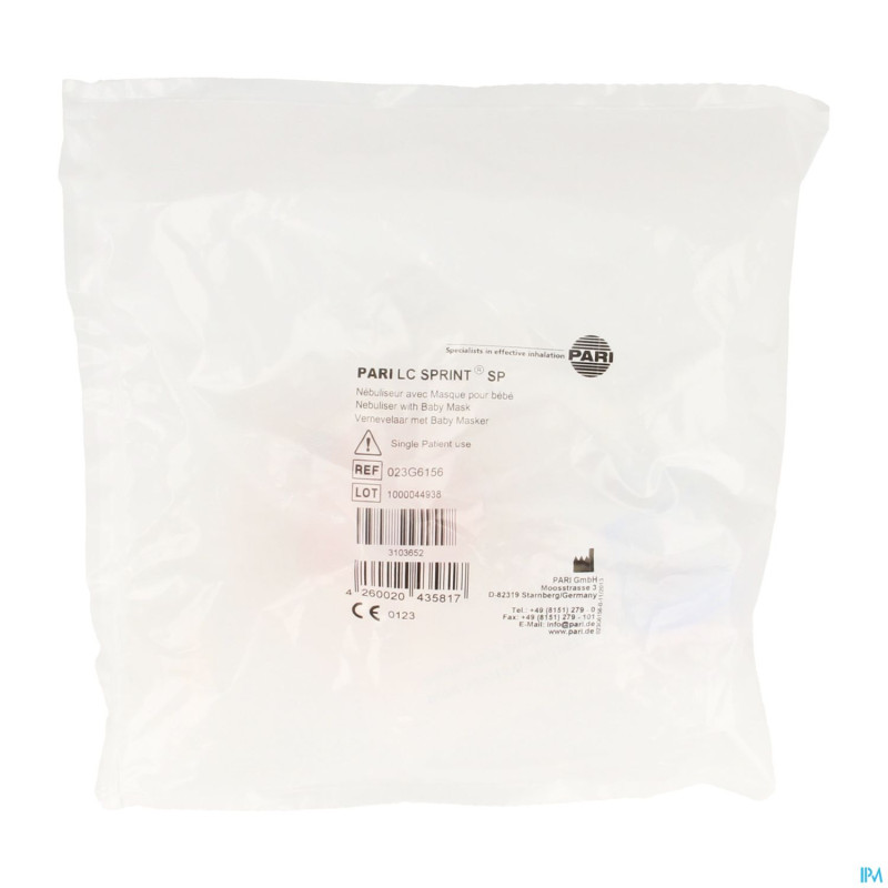 Aer-pari lcs sprint light sp masque bebe