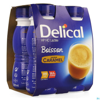 Delical boisson lactee hp-hc car4x200ml cfr4278677