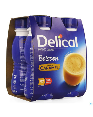 Delical boisson lactee hp-hc car4x200ml cfr4278677
