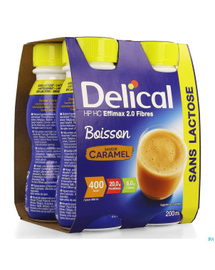 Delical effimax 2.0 caramel    4x200ml
