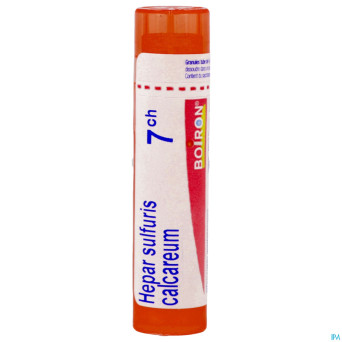 Hepar sulfuris calcareum    7ch gr 4g boiron