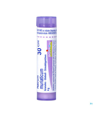 Natrum muriaticum    30ch gr 4g boiron