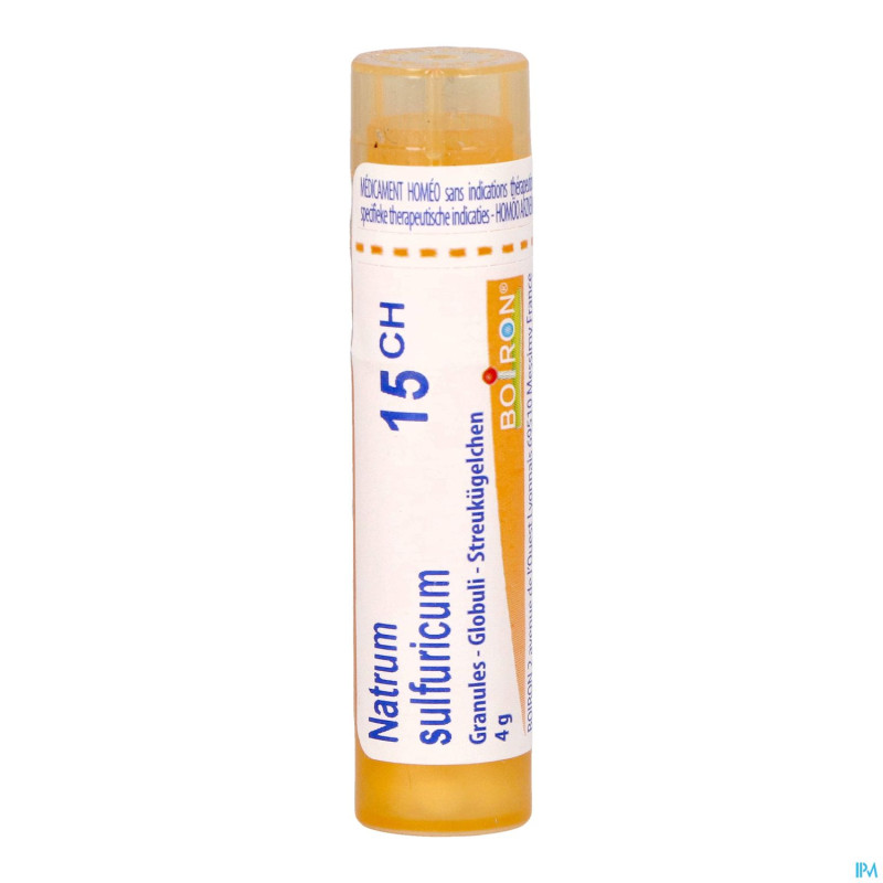 Natrum sulfuricum    15ch gr 4g boiron