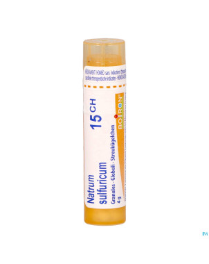 Natrum sulfuricum    15ch gr 4g boiron