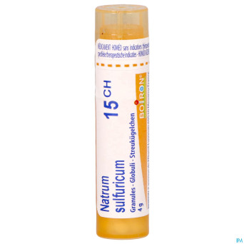Natrum sulfuricum    15ch gr 4g boiron