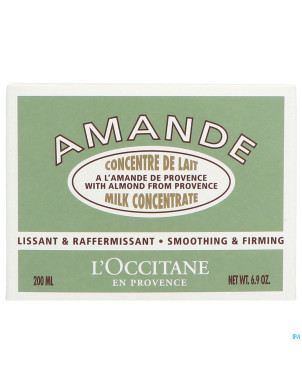 L'occitane concentre de lait amande nf    200ml