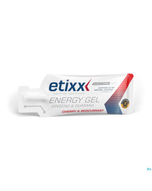 Etixx ginseng&guar.energy gel red c.-cherry 12x50g