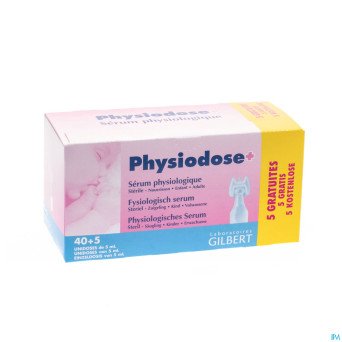 Physiodose serum physio ud ster    40x5ml 608099
