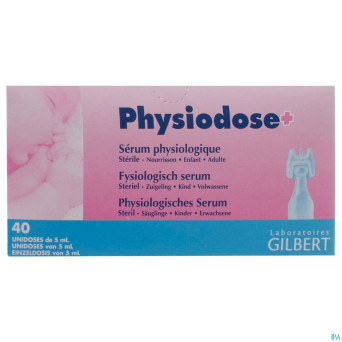 Physiodose serum physio ud ster    40x5ml 608099