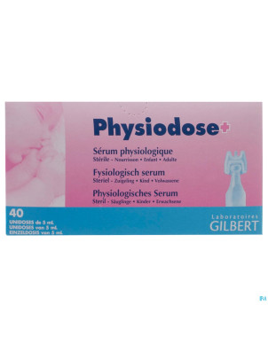Physiodose serum physio ud ster    40x5ml 608099