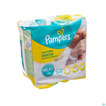Pampers micro couches 1x24