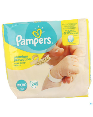 Pampers micro couches 1x24
