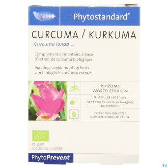 Phytostandard curcuma    caps 20