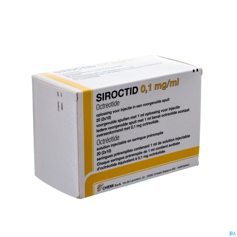 Siroctid 0,1 mg/ml ser prerempli 20 x 1 ml