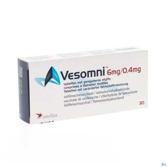 Vesomni 6mg/0,4mg comp liberatation modifiee  30