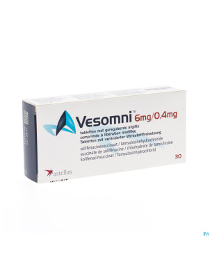 Vesomni 6mg/0,4mg comp liberatation modifiee  30