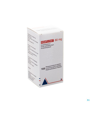 Asaflow  80mg comp gastro resist flacon 168x 80mg
