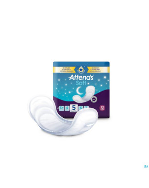 Attends soft 5 maxi plus night couche anatom. 1x12