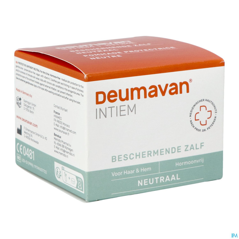 Deumavan pommade intimes nature pot 100ml