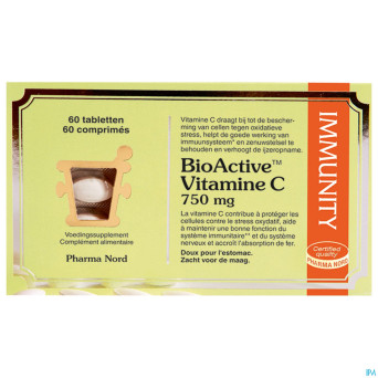 Bioactive vitamine c 750mg  comp 60