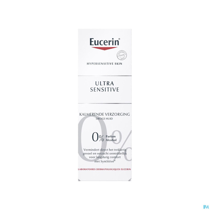 Eucerin ultra sensitive soin apais. peau sec 50ml