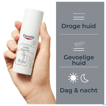 Eucerin ultra sensitive soin apais. peau sec 50ml