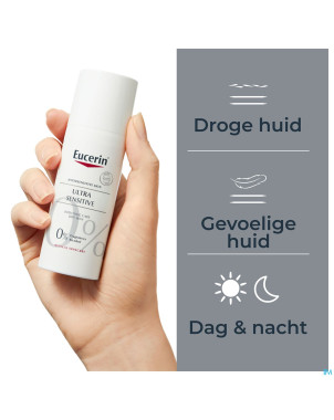 Eucerin ultra sensitive soin apais. peau sec 50ml