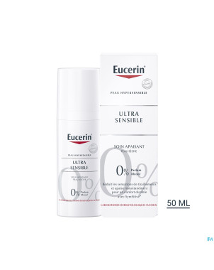 Eucerin ultra sensitive soin apais. peau sec 50ml
