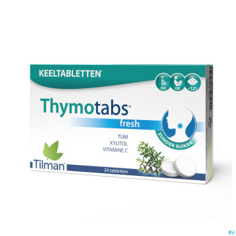 Thymo tabs fresh    past a sucer 24