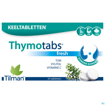 Thymo tabs fresh    past a sucer 24