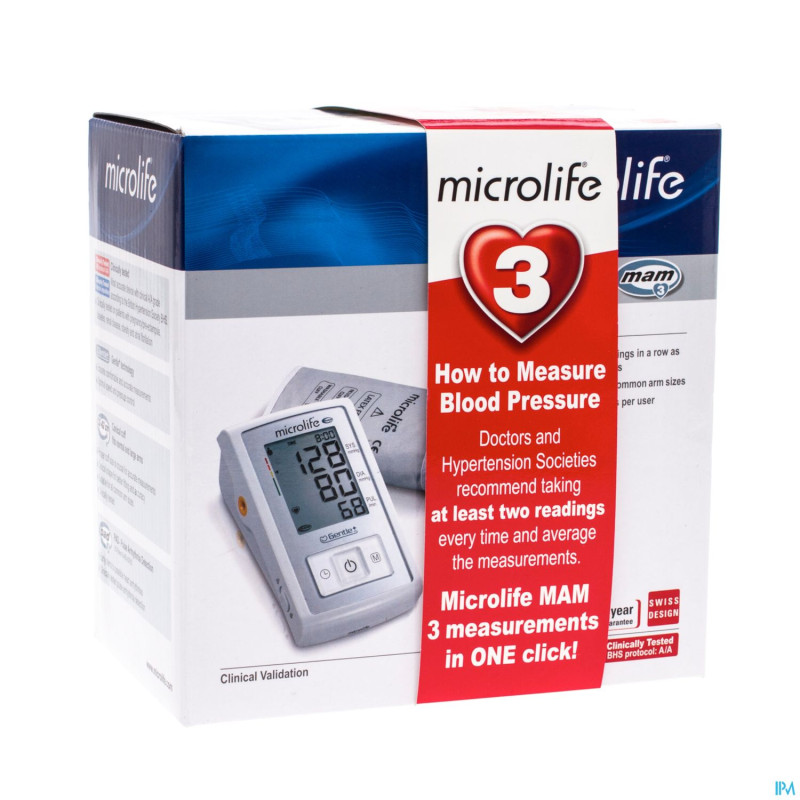 Microlife bpa3 tensiometre plus