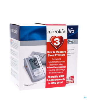 Microlife bpa3 tensiometre plus