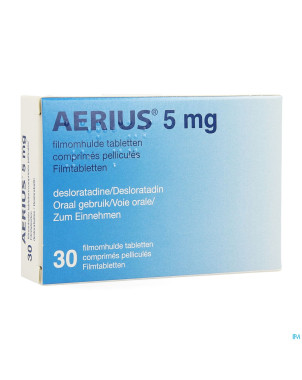 Aerius 5 mg pi pharma comp pell  30 x 5 mg pip