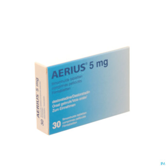 Aerius 5 mg pi pharma comp pell  30 x 5 mg pip
