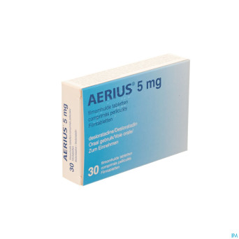 Aerius 5 mg pi pharma comp pell  30 x 5 mg pip