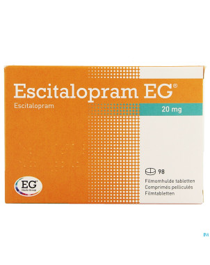 Escitalopram eg 20 mg comp pell 98 x 20 mg