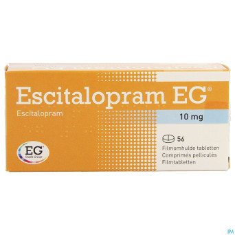 Escitalopram eg 10 mg comp pell 56 x 10 mg